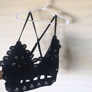 Honey Punch Black festival tank